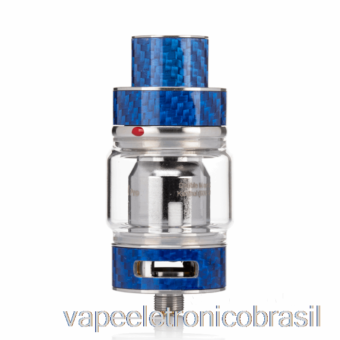 Vape Recarregável Freemax Mesh Pro Tanque Sub-ohm Fibra De Carbono Azul